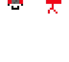 white boi ninja but red :>