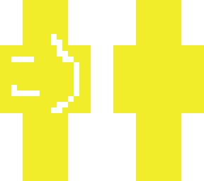 yellow cool mans smiley skin