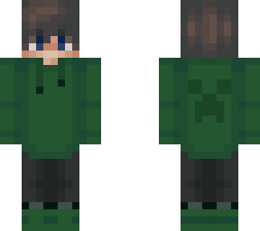 *-green creeper hoddie-*