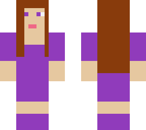 all purple dress