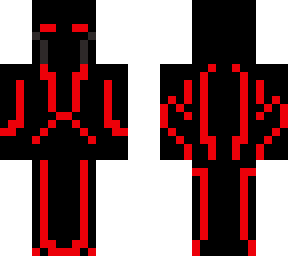 black and red knight