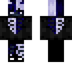 black and white demon