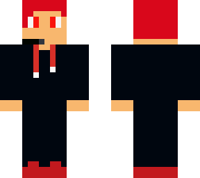 black hoodie boy