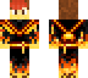 Blaze Boy Minecraft Skins