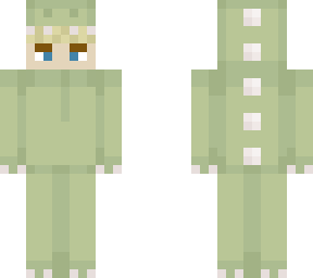 blond boy dino onesie