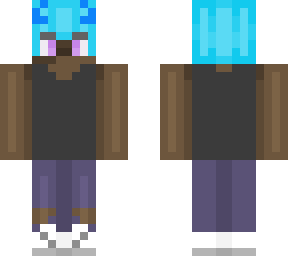 blue demon boy