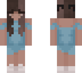 blue dress