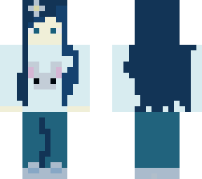 blue girl