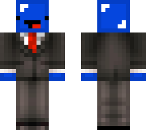 blue sekkpy with suit