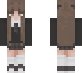 brown hair dark academia
