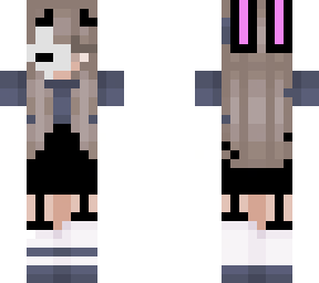 bunny girl mask/odd socks