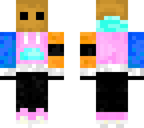colour block hoodie