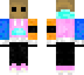 colour block hoodie