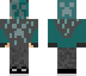 creeper dude hoodie (teal) (fixed)