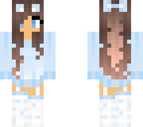 cute blue girl