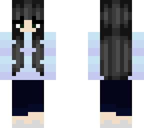 cute girl in a striped sweater