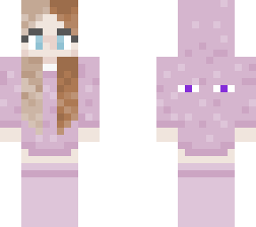 cute pink sweatshirt girl | Minecraft Skin