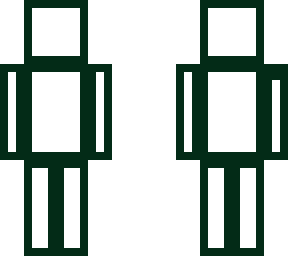 dark green stick man