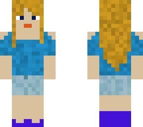girl in blue