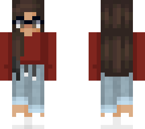 girl with glasses