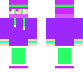 green and purple