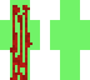 green man blood face