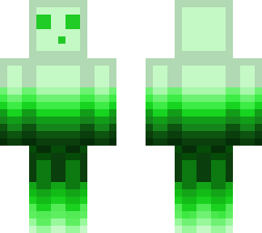 green slime (take everything off for a blue slime)