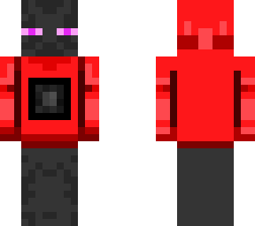 my first hoodie skin :d (and logo on hoodie) with enderman