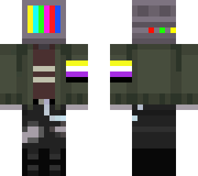 non binary static tv skin