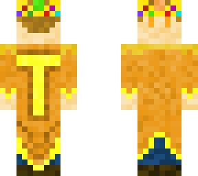 orange robed king