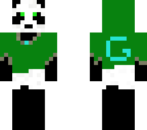 panda green hoodie