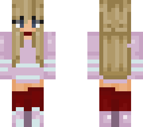 pastel blonde girl