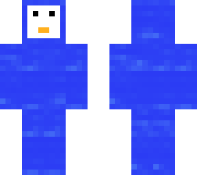penguin wearing water camo