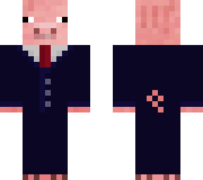 pig in a suit
