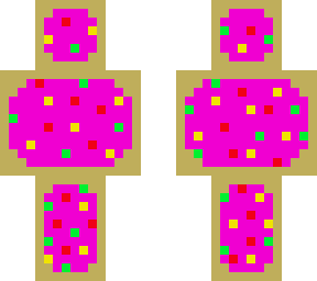 pink donut without hole