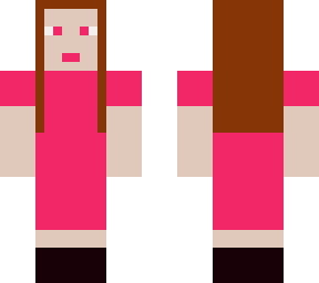 pink dress with black shoes