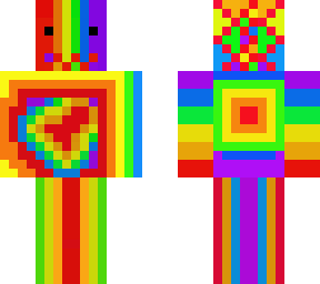 random rainbow skin