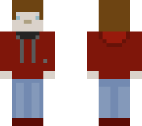 red hoodie