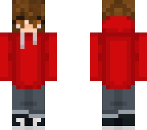 red hoodie