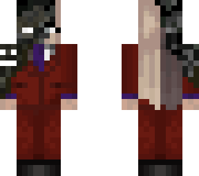split-dye part wither red suit