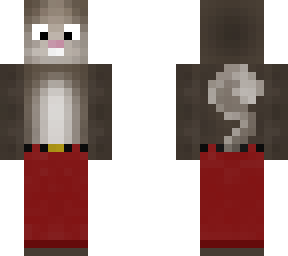 squirrel wearing pants
