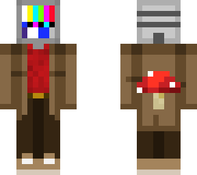 tv head mushroom coat