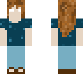 a lil long-haired herobrine thing