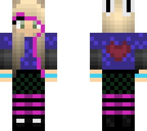 blonde scene girl