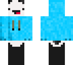 blue jumper panda