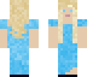 blue mermaid dress