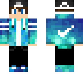 blue nike guy