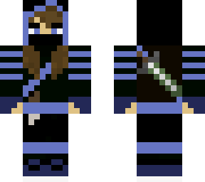blue ninja girl