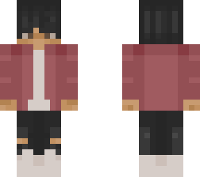 boy with red jacket