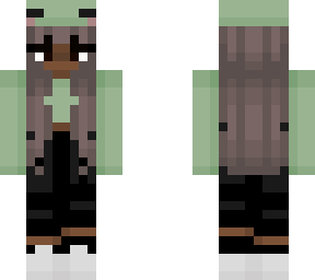 brown frog  girl